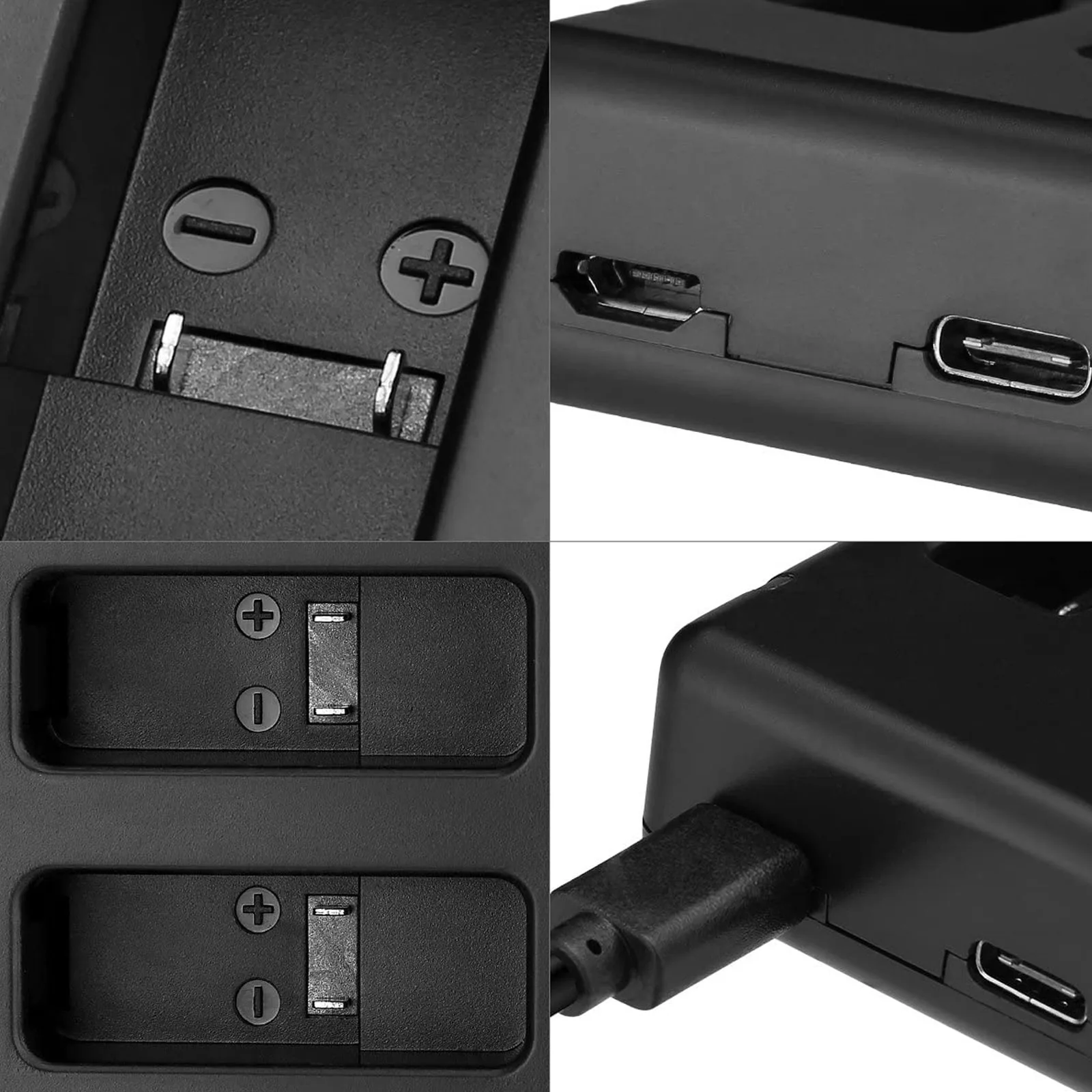 Chargeur Double pour GoPro HERO8 Noir - 5V/2A