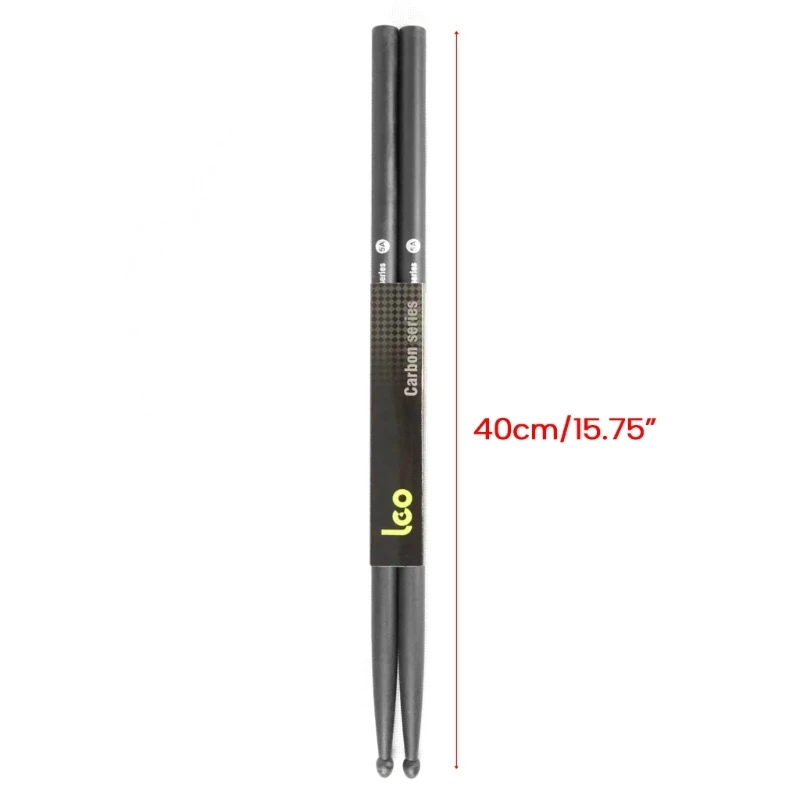 Drum Sticks 1 Pair 5A Carbon Fiber Drum Sticks Simple Durable Nonslip Universal Drumsticks for Adults Kids and Beginners