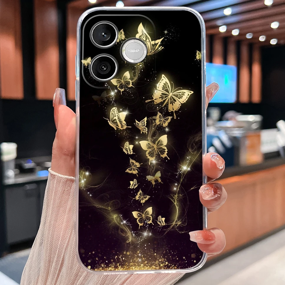 Refreshing Lemon Transparent Shockproof Soft TPU Silicone Phone Case