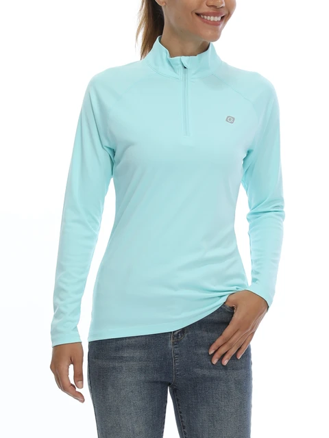 Women's Long Sleeve Golf Shirt, Uv Sun Protection Shirts