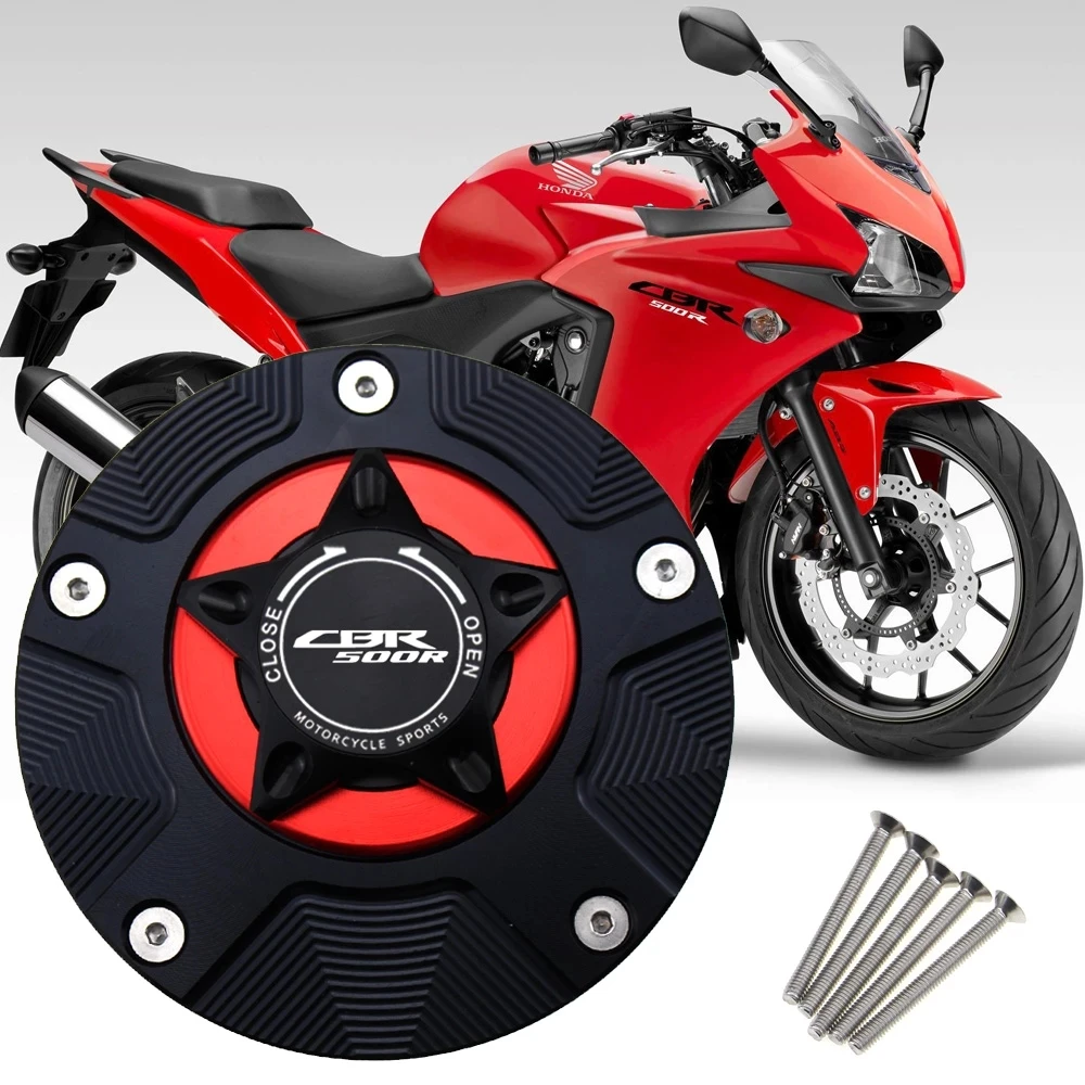 CBR500 R Gas Fuel Tank Cap For Honda CBR500R CBR 500R 2016-2020 Motorcycle CNC Quick Release Cover