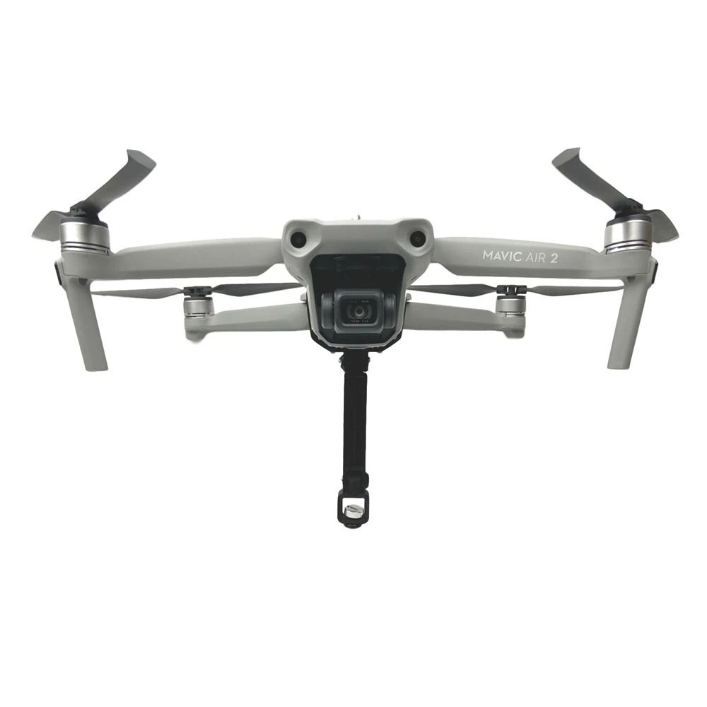 Support d'extension de caméra pour Mavic Air 2 en aluminium, avec vis de montage et adaptateur.