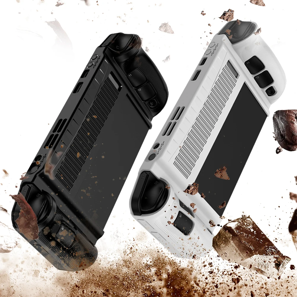 Shockproof TPU Case with Stand and Anti-slip Protective Sleeve for Gaming Device Accessories