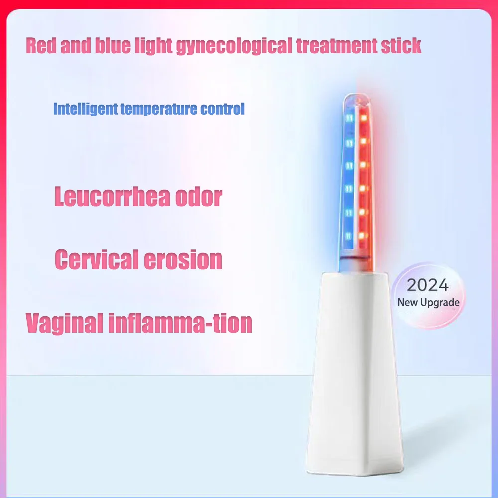 Led Red Blue Lamp Therapy DeviceGynecological Disease Laser Therapy Device Pelvic Infection Vaginal Tightening Vaginitis Treatmt