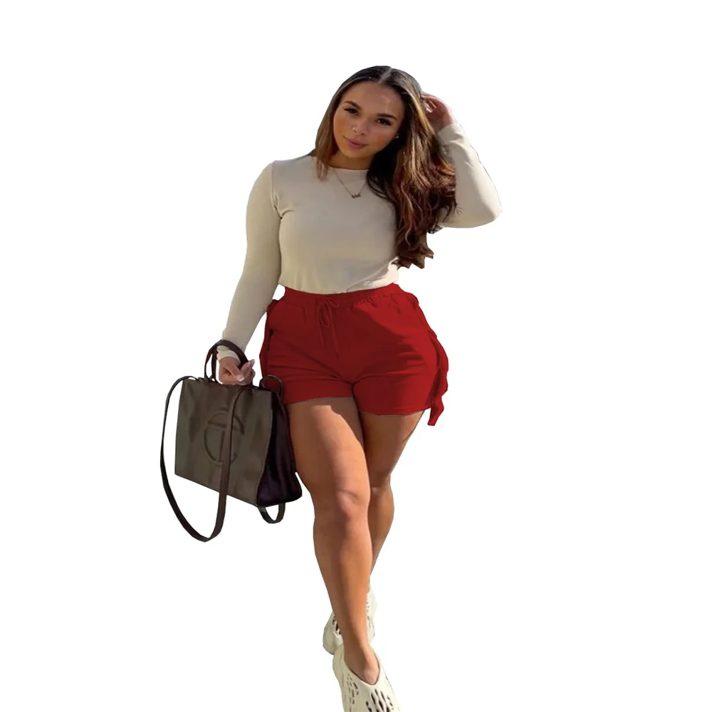 SSEURAT   Elegant Women's Shorts Female Fashion Tassels Decorated Shorts Women Casual Slim A-Line Shorts For Ladies trendy plus size clothing