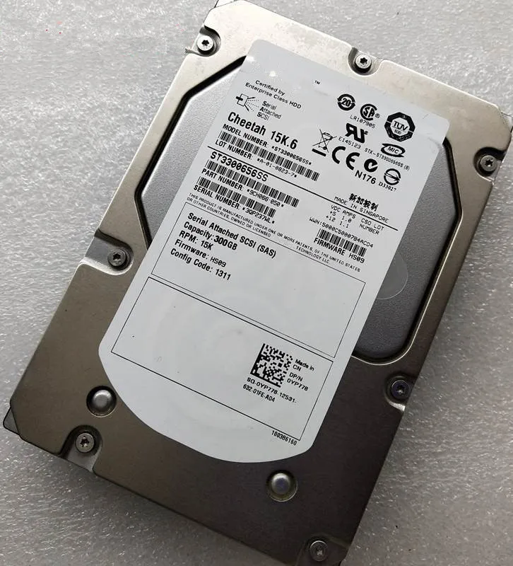 

Жесткий диск 300 ГБ 15K SAS 3,5 '0YP778 YP778 HDD с caddy