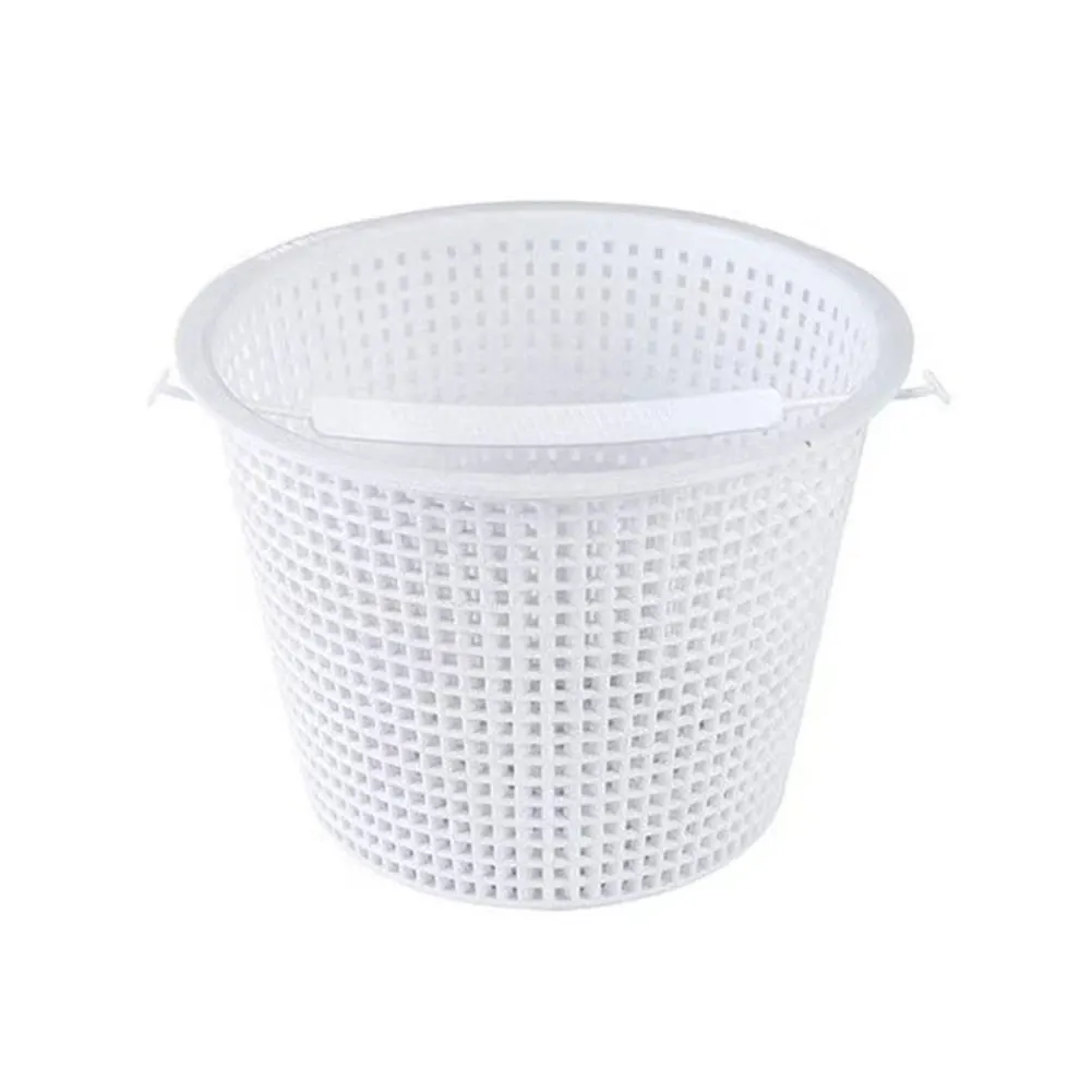 Plastic Skimmer Filter Basket Not Weighted 8Inch Top 5.5Inch Bottom 5Inch Deep for Swimming Pool Cleaning Tools Accessories