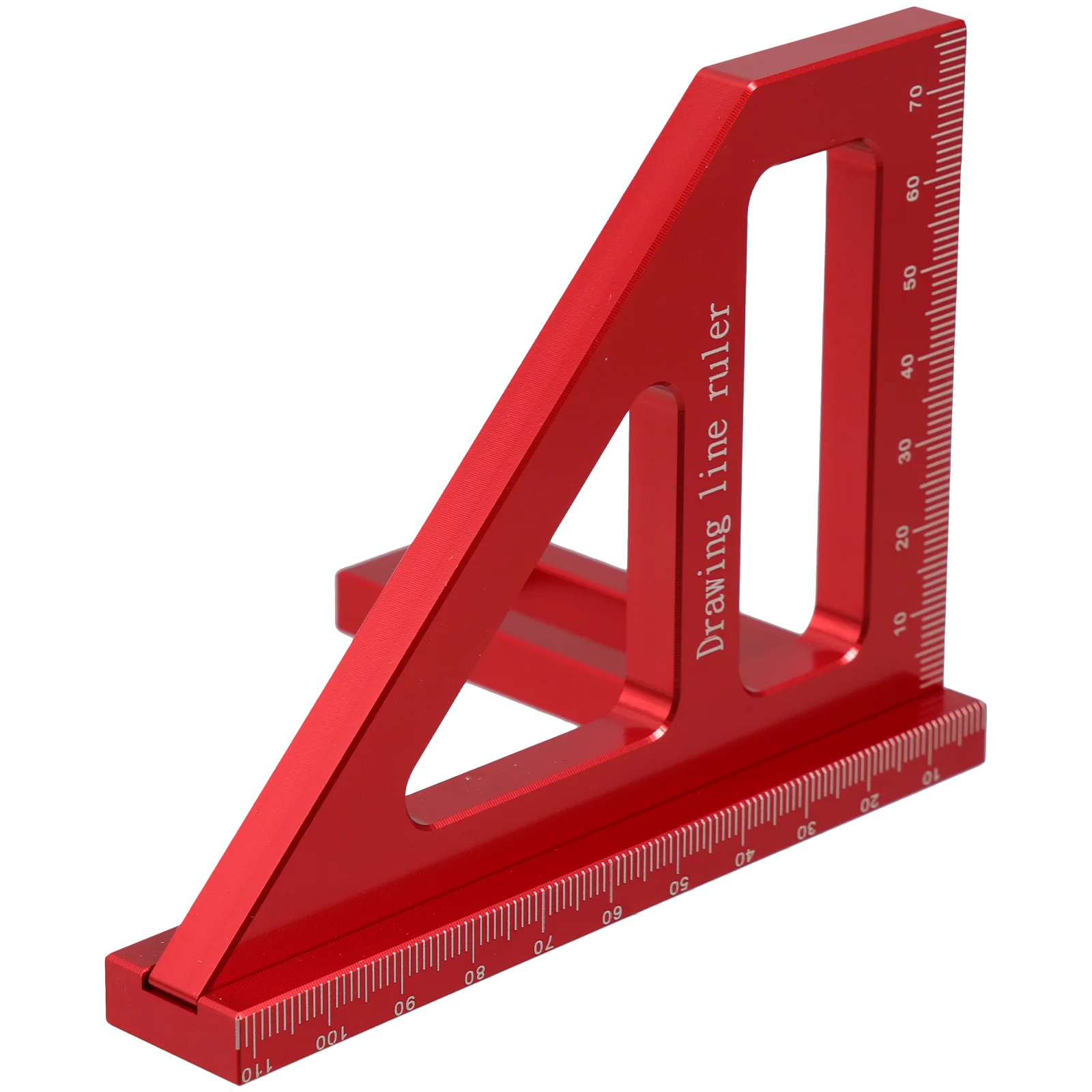 

Carpentry Ruler Measuring Tools for Woodworking Triangle 45 45 Degree Triangle Scriber Square 90 Degree Triangle Scriber Square