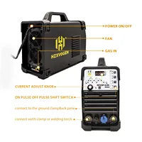 HZXVOGEN 4 in 1 HF TIG AC/DC Aluminum Welding Machine MMA ARC Argon Precise Digital Pulse 2T/4T TIG Welder Stainless HVT250P 2