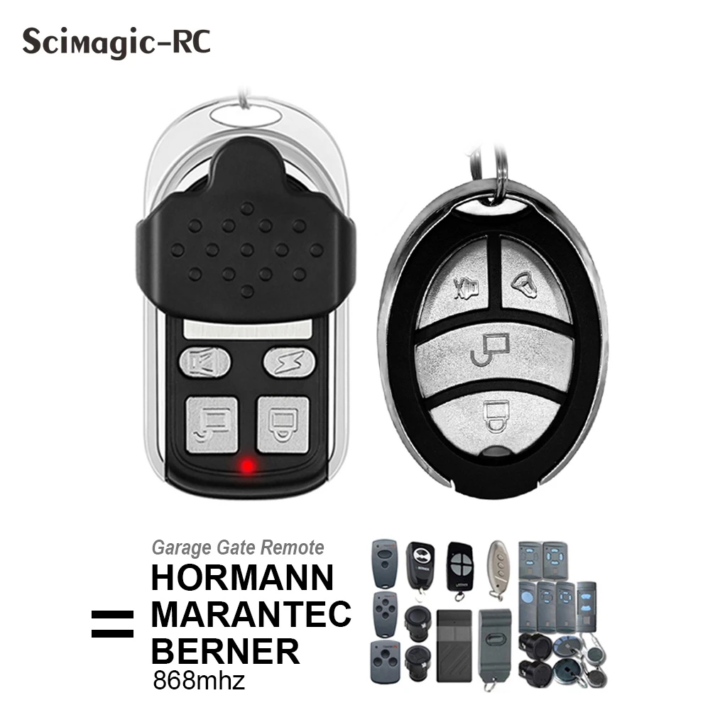 2 Styles 868mhz HORMANN MARANTEC BERNER Garage Gate Door Opener