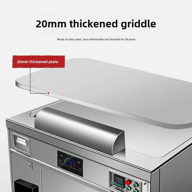 XL Teppanyaki Commercial High Power Electric Heating Electromagnetic Special-shaped Equipment Restaurant Electric Grilling 5