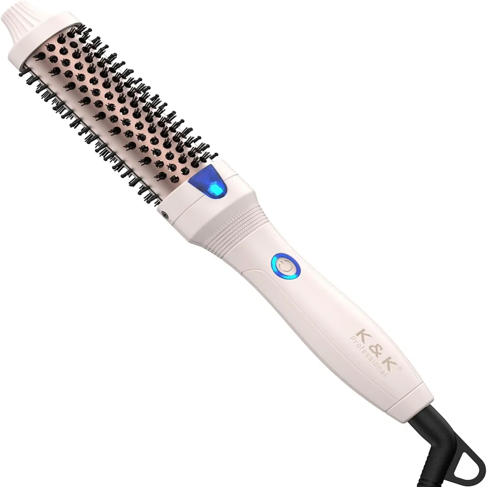 Ceramic Tourmaline Ionic Thermal Curling Brush