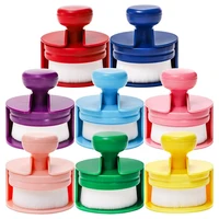 8 Colors Flat Top-Ink Blending Brushes, Craft Ink Blender Brushes Set, Round Ink Blending Tools With Soft Bristle