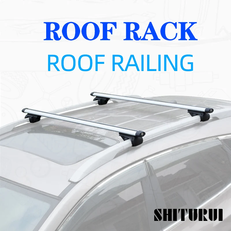 Universal 135CM Car Roof Racks Cross Bars Crossbars 75kg 150LBS For Car ...