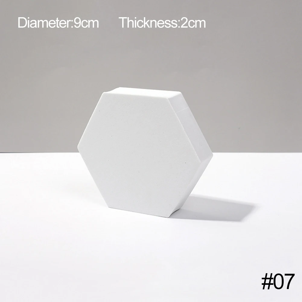 White Geometric Foam Photography Props - Three-Dimensional Cube Backdrop