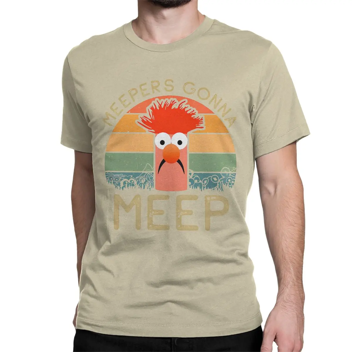 thumbnail image 1 of Camisetas de los Muppets Meepers Gonna Meep para hombre y mujer, de algodón, increíbles camisetas de cuello redondo, de manga corta, tallas grandes, 1 of 7