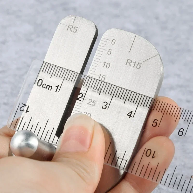 DIY Leather Pulling Board Practical Cutting Ruler Tool Stainless Steel Manual Leather Cut Auxiliary Accessories Auxiliary Tools