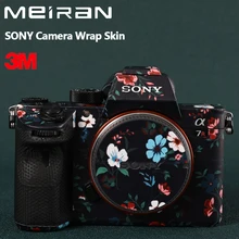 Camera skin suitable for A7M3 A7M4 A7C A7R4 A1A7R2 A7R3 A7 A9 A6100 A6400 Wrap Skin Protector Antiscratch Coat Skin Cover