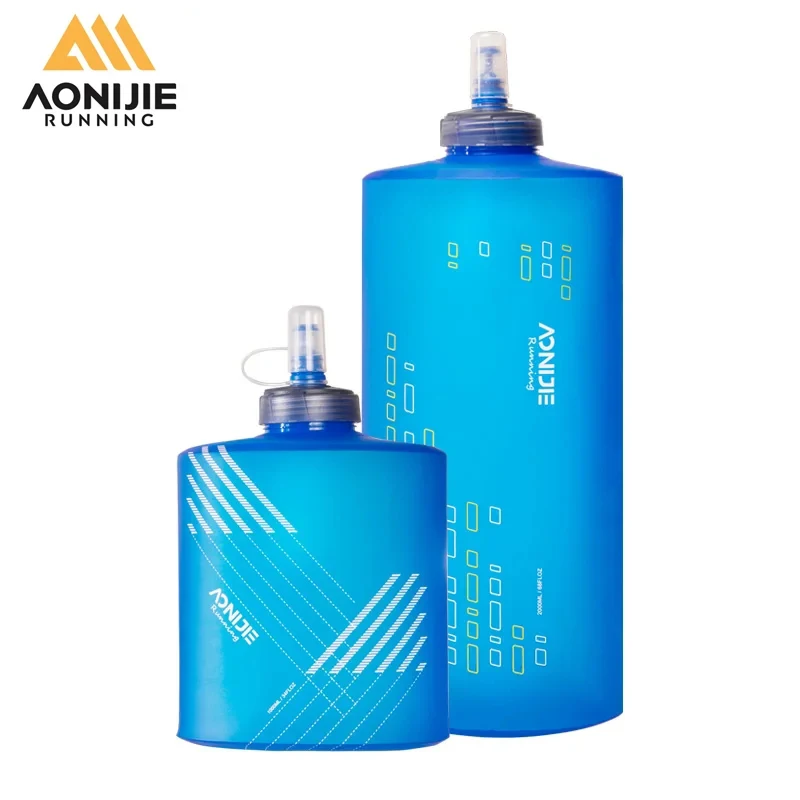 

AONIJIE, 1000 мл, 2000 мл, бутылка для воды, мягкая фляжка с фильтром, сопло большой емкости, термополиуретановая бутылка для проточной воды, мешок, оборудование для кемпинга