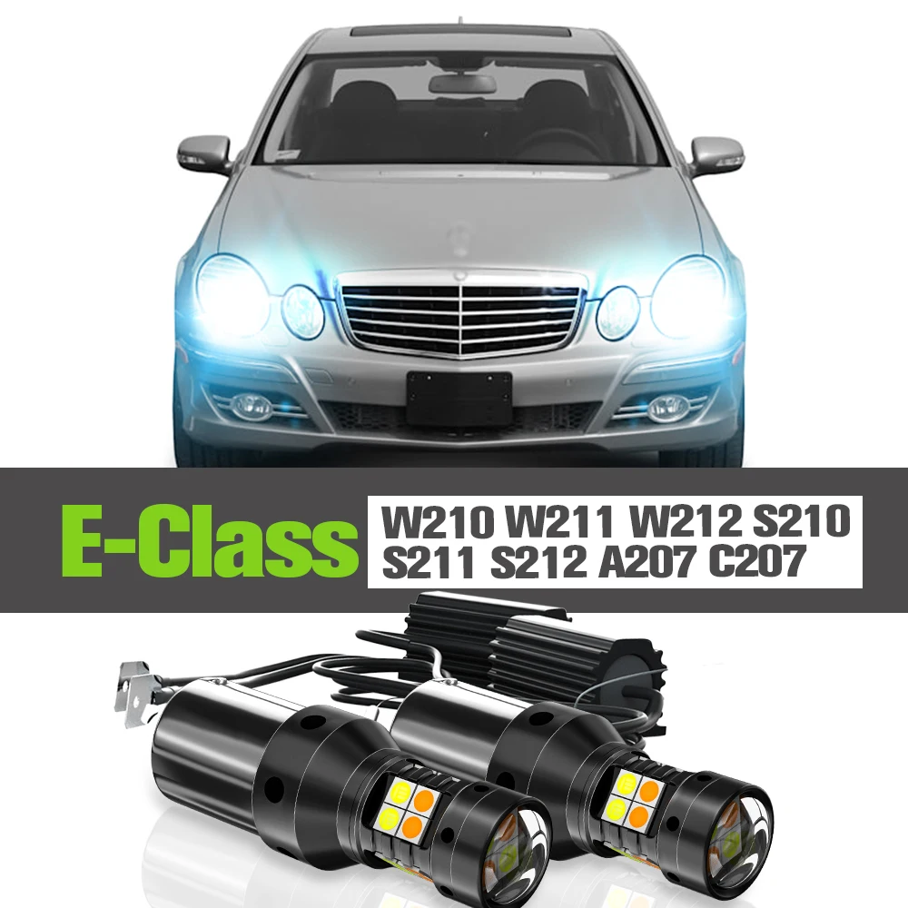 2x LED Dual Mode Turn Signal+Daytime Running Light DRL Accessories For