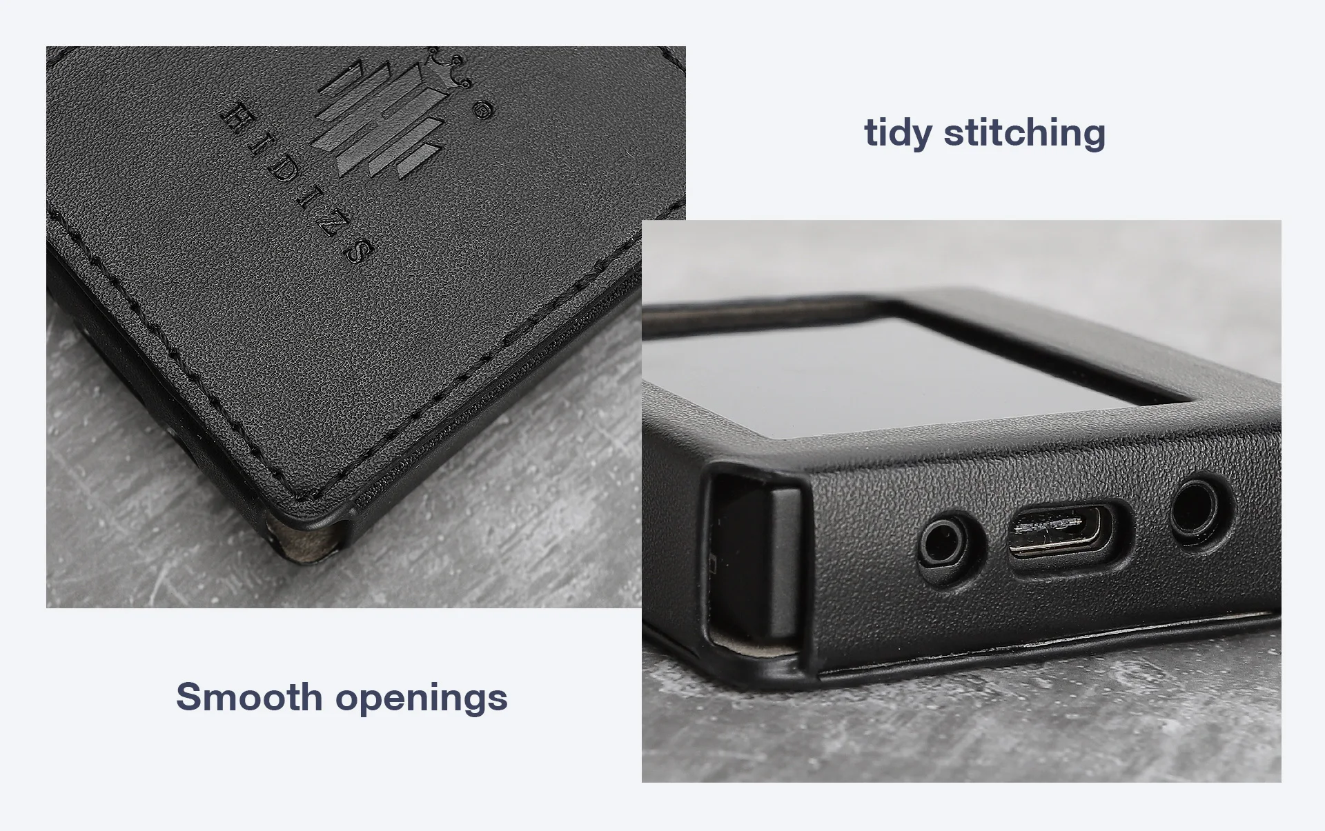 Leather Case for HIDIZS AP80 PRO-X MP3 Player music player leather case,music player case