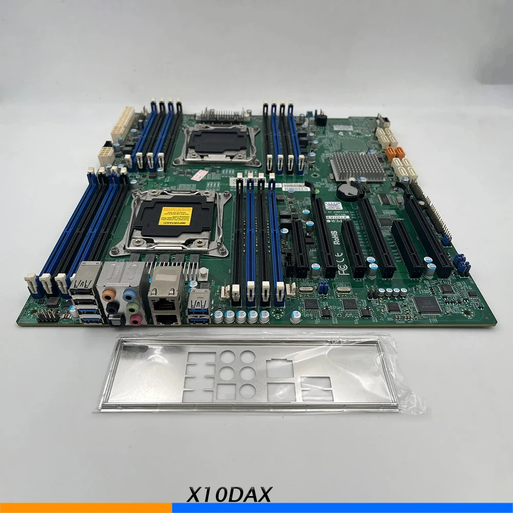 For SUPERMICRO X10DAX Original Server Motherboard E ATX LGA 2011 C612 Supply Xeon E5 2600 V3