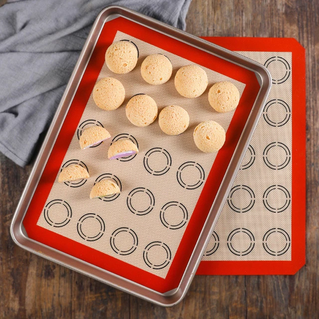 Reusable Silicone Baking Mat Sheet for Oven Heat Resistant Macaron