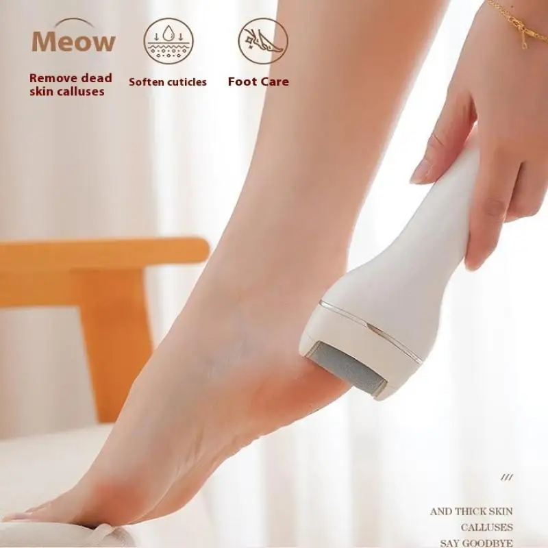 Electric Foot Callus Remover Waterproof Pedicure Scrubber Tool_voghion.com