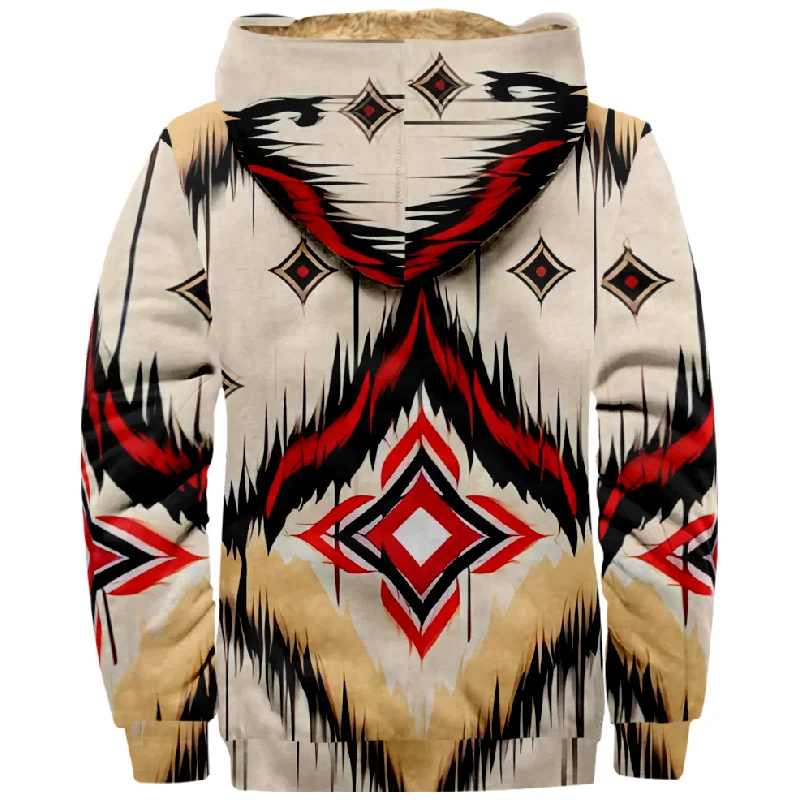 New Creative Cotton Coat Hooded Sweater Casual Print Long Sleeve Zipper Sweater Thick Cotton Coat Winter a02