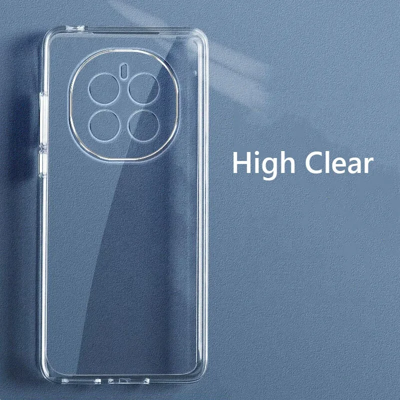 Clear Transparent Soft TPU Phone Case - Simple Slim Design