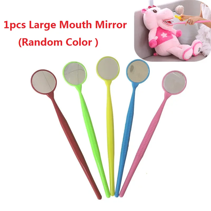 لعب ديناصور أفخم الأسنان مع نموذج الأسنان ، فرشاة...