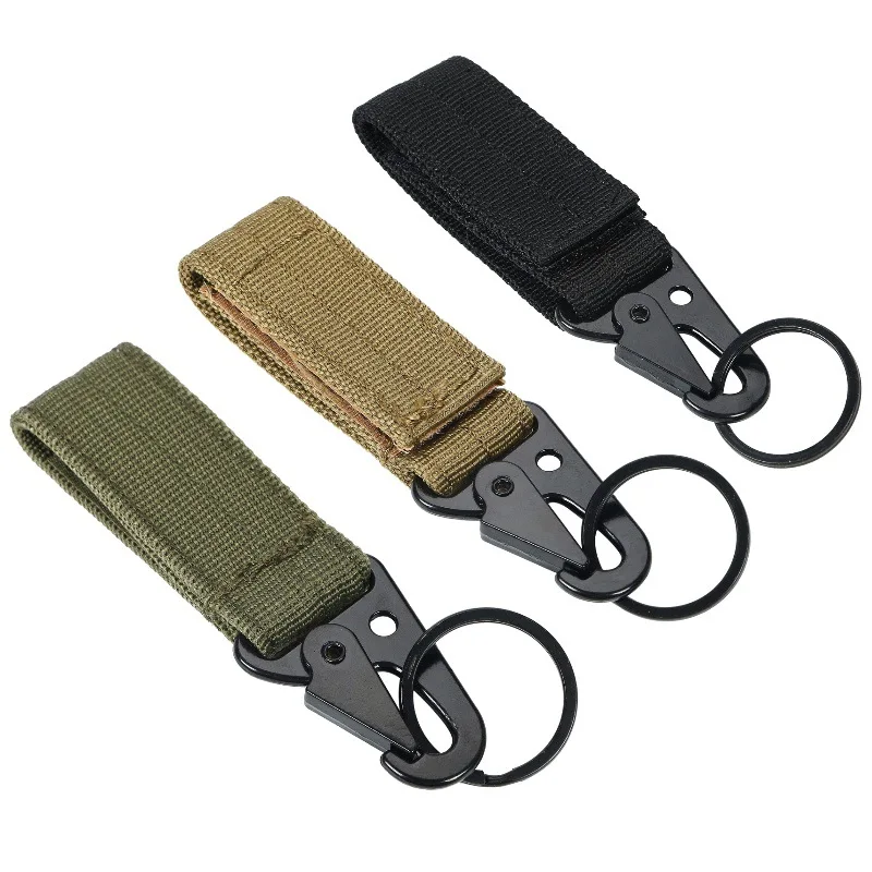 

Outdoor Climbing Buckle Tool Molle Tactical Water Bottle Hanger Carabiners Camping Hiking Climbing Accessories Flashlight Cover