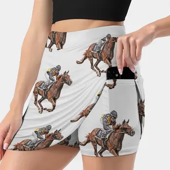 여성용 말 레이싱 스커트, 2022 바지, 미니 스커트, 사무실 짧은 스커트, 말 레이싱, 승마 라이딩, 패션