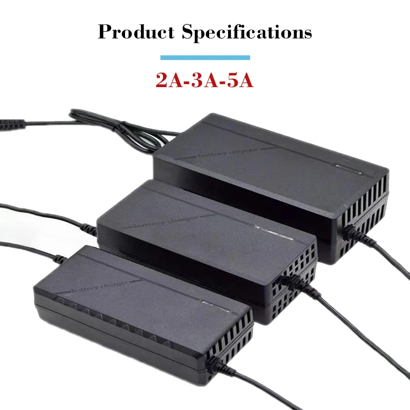 67.2V 2A 3A 5A ebike Lithium Battery Charger AC100-240V For 16S 60V Electric Motorcycle Scooter