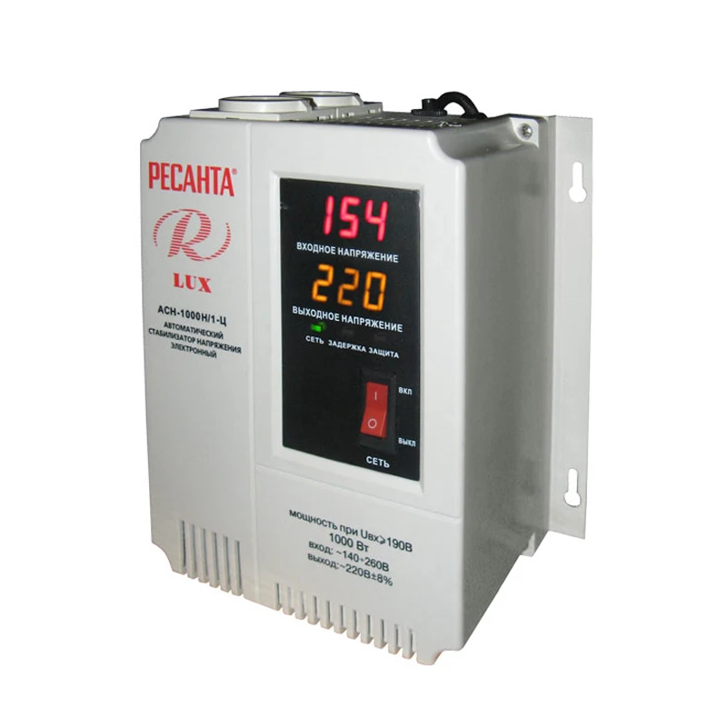 Voltage regulator RESANTA ASN-1000 N/1-C speed controller 220 controllers Power supply unit units voltage regulators s | Обустройство