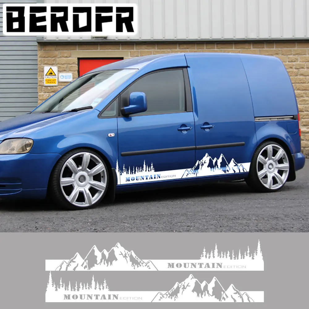 2 Pz Adesivi Porta Auto Per Volkswagen Vw Caddy Mk1 Mk2 Mk3 2 3 4 Maxi Kombi Camper Van Grafica Decalcomanie In Vinile Accessori Tuning