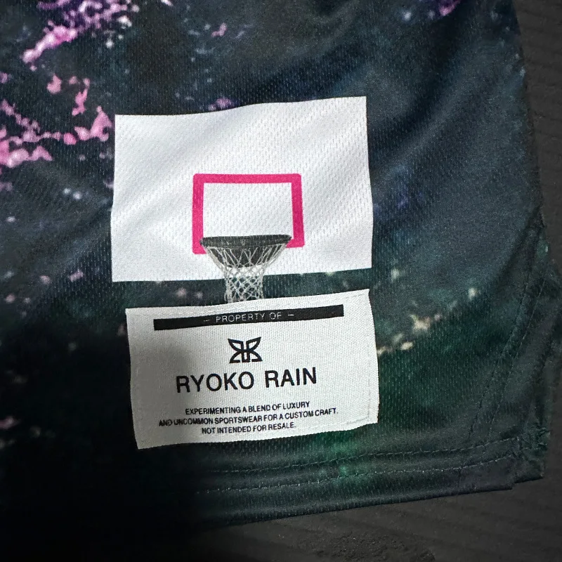 Sakura Wind Shorts men's and women's mesh quick dry loose plus size basketball quarter shorts 5