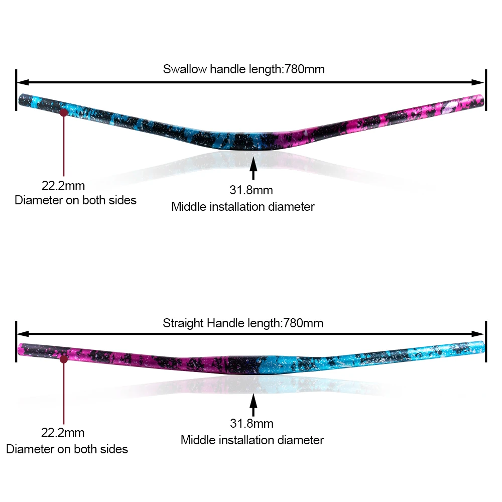  MTBATraight ڵ, ˷̴ ձ, ʰ淮  ڵ,  ׼, 31.8x780mm, DH AM XC
