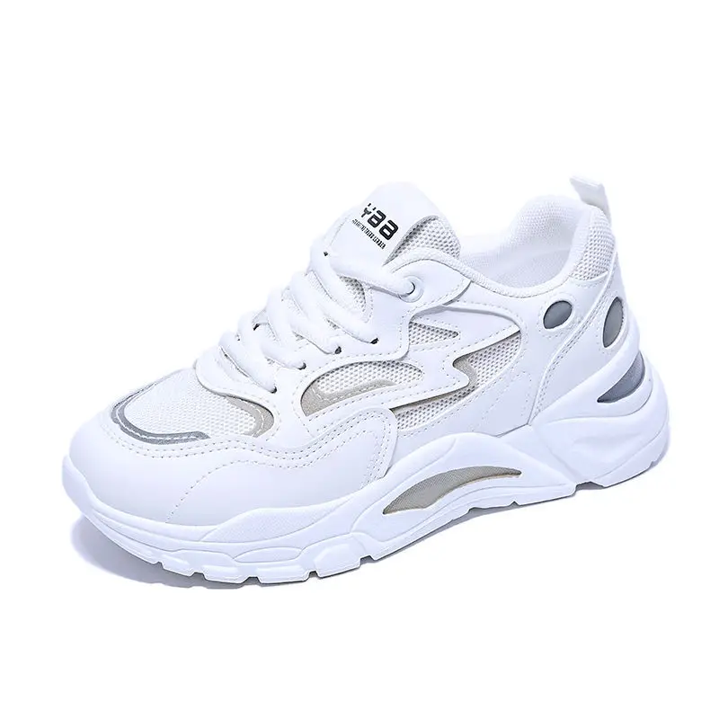 New Platform Sneakers Women Cacual Shoes Spring Autumn Students Shoes Breathable Non Slip Running Sport Shoes White Female Shoes