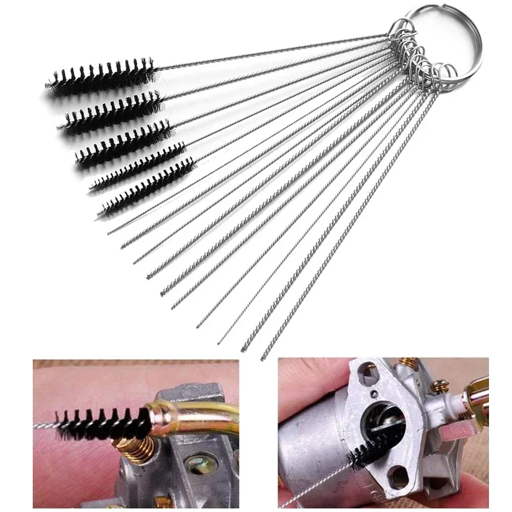 Hot Brushes Cleaner Tools for Automobile Motorcycle ATV Welder Carb Chainsaw Carburetor Carbon Dirt Jet Remove carburetor repair tool kit carburetor repair tool carburetor cleaner carburetor cleaner kit