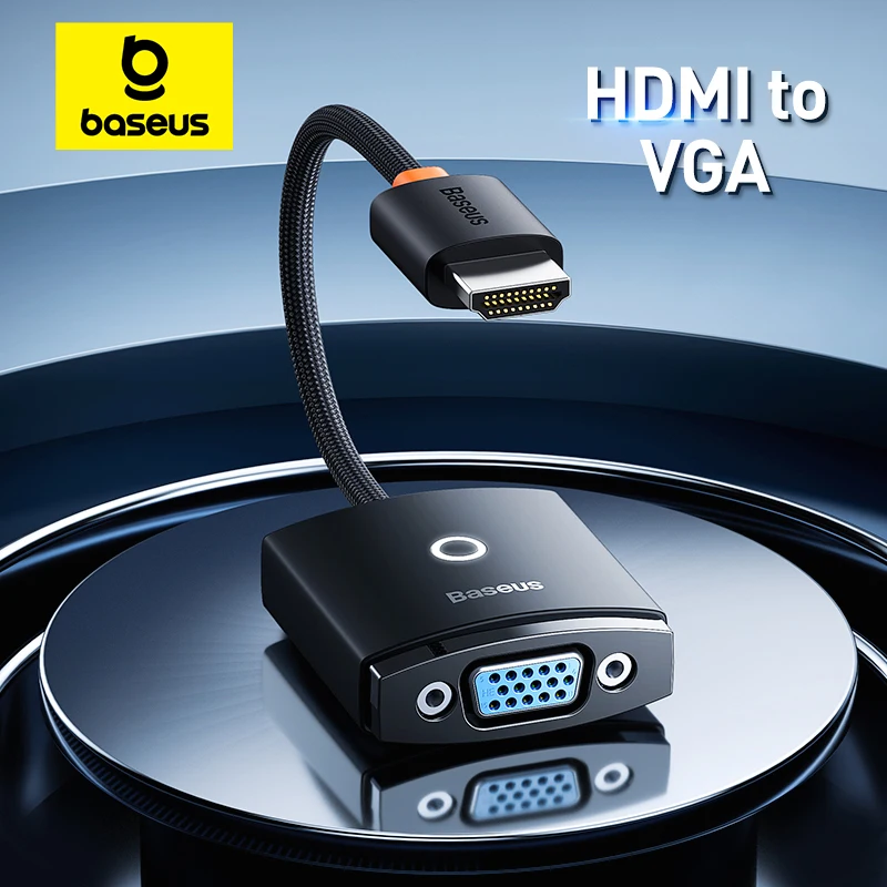 L'adaptateur Baseus HDMI vers VGA Noir (WKQX010001)