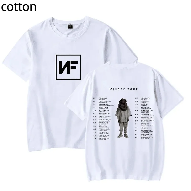 

NF Merch 2024 Hope T-Shirt Hop Crewneck Short Sleeve Men Women's Harajuku Clothes