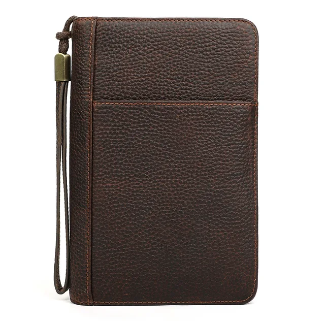 Leather Humidor 5 Piece Cigar Capacity Holder With Wrist Zipper Multi-function Travel Cigar Case - Image 5
