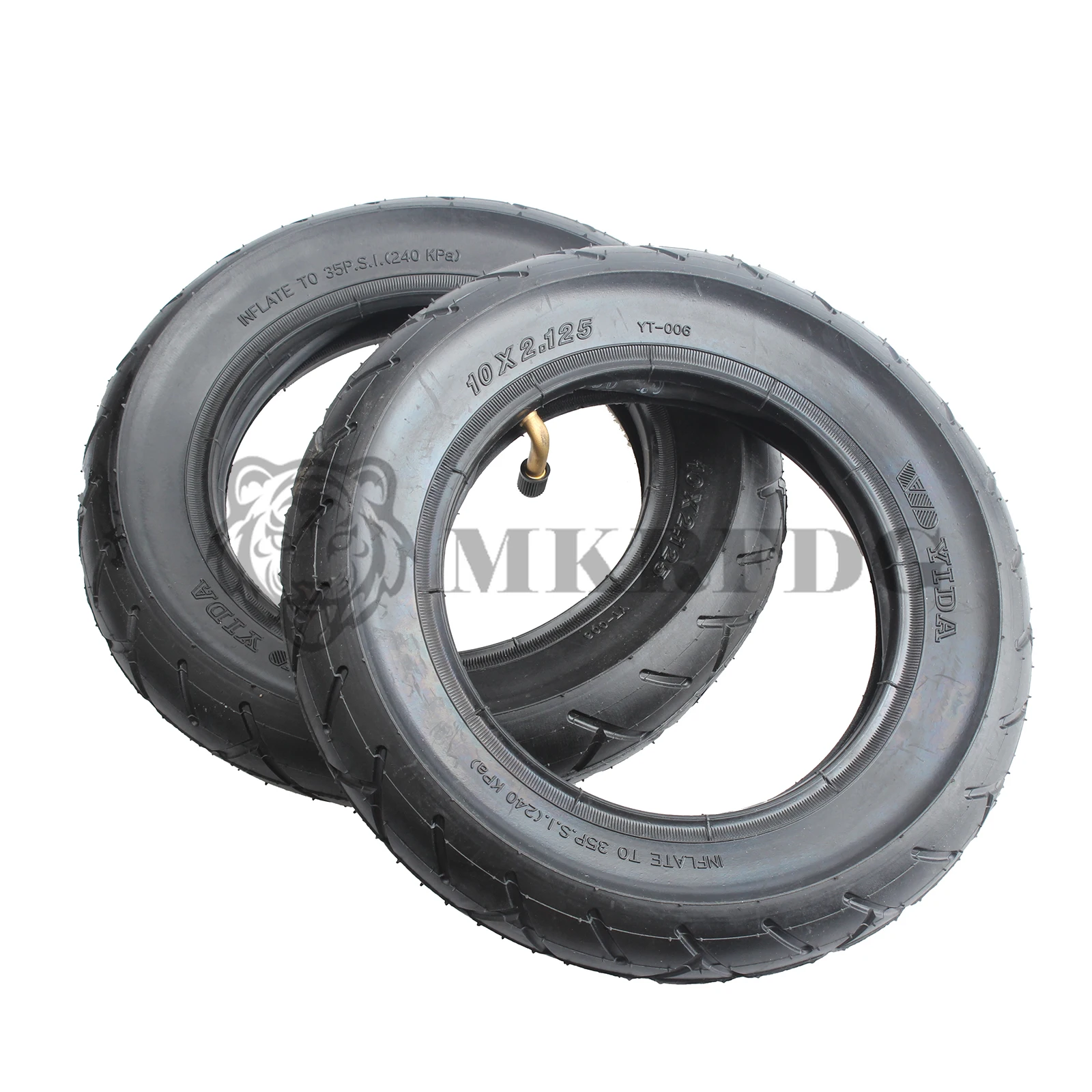 thumbnail image 2 of Scooter Replaceent Wheels Electric Scooter Tires 10 Inch Front Scooter 2 of 14