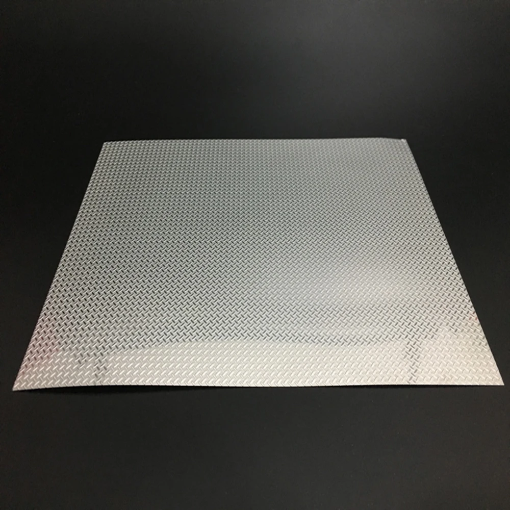 For Tamiya RC Truck Mirror Stainless Steel Anti-skid Plate Decorative Board for Tamiya 1/14 RC Trailer Tractor MAN ACTORS Parts 5