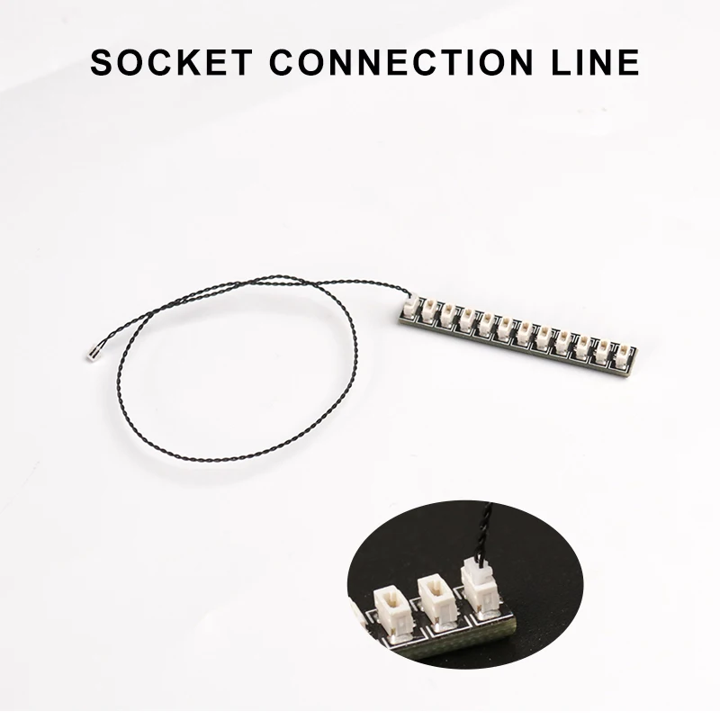 Hprosper 0.8 Mm 2 핀 연결 케이블 액세서리 레고 3 개/갑 DIY Led 라이트 빌딩 블록 모델과 호환 가능
