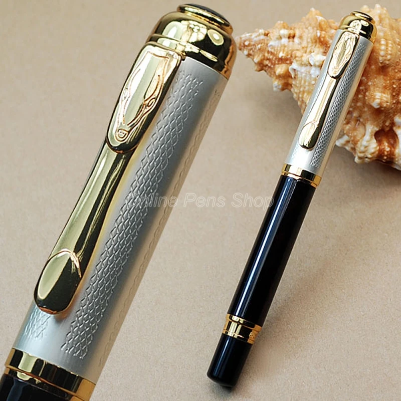 Dikawen 821 Noble Wine Ivory Mesh Cap Roller Ball Pen DR520 ivory