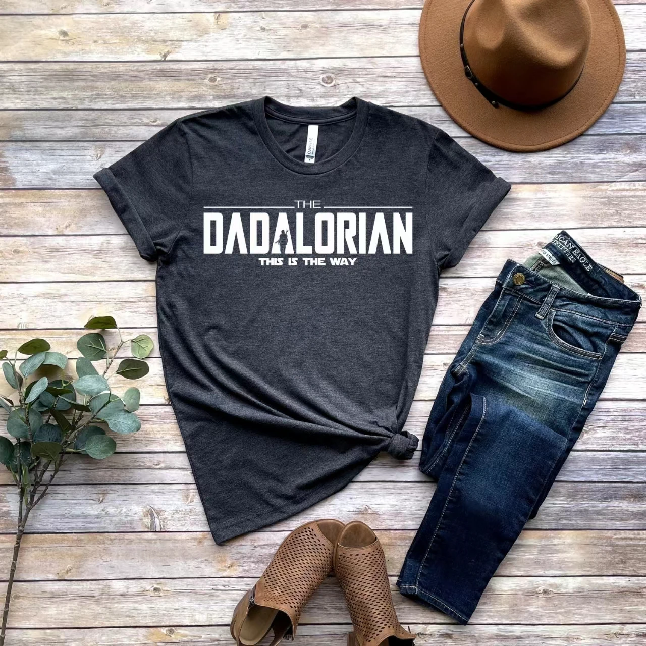 

The Dadalorian This Is The Way Slogan Women Shirt New Popular Holiday Trip Casual Female Shirt Hot Sale Trend Individuality Tee