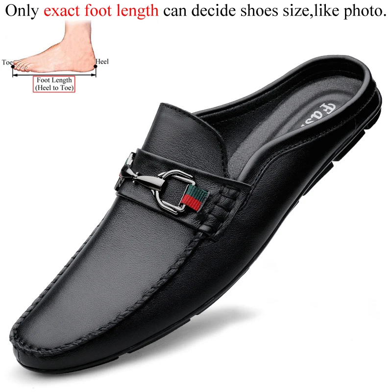 Summer New Lazy Casual Half Shoes Closed Toe Loafer Shoes Size 39-44 for  Men - China Lazy Shoes Men and Half Shoes Men price