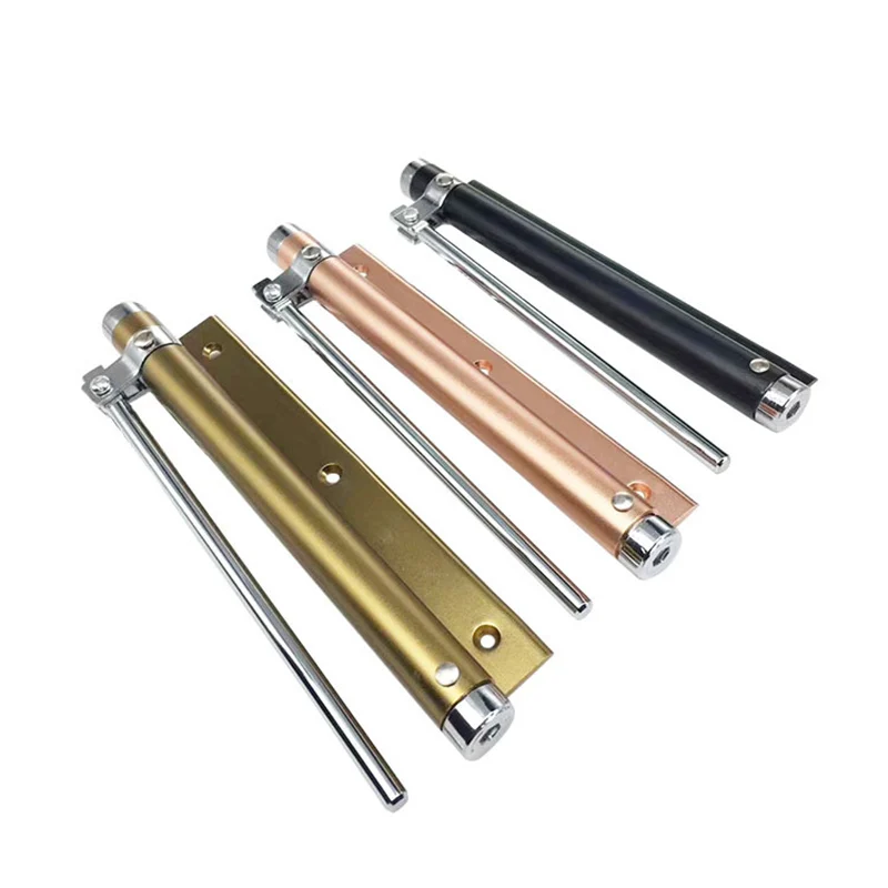 1 Set Automatic Spring Door Closer Hydraulic Mute Hidden Spring Door Closer Home Light Open Hardware 50kg
